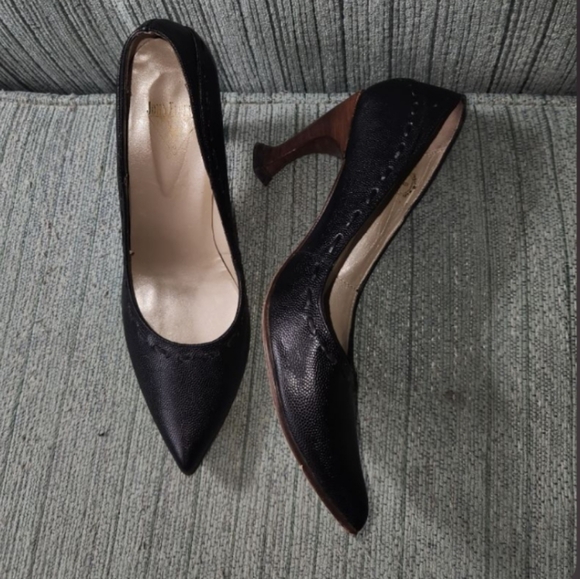 Fluevog Coffee Robusta Pumps - Picture 3 of 15